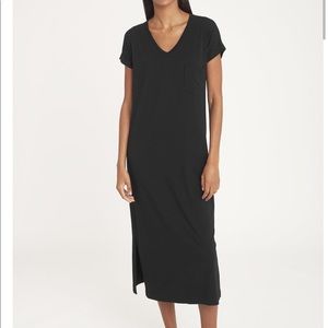 Cuyana V-Neck Midi Dress